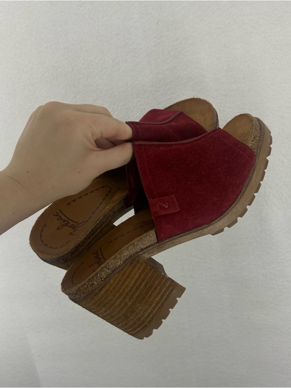Zodiac Lissa Block Heel Sandal Suede Platform Block Heel Sandal 8.5 Y2K